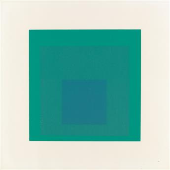 JOSEF ALBERS Group of 6 color screenprints.